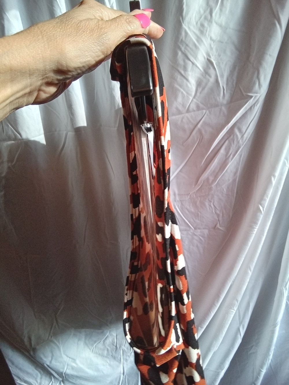 Calvin Klein Rust Leopard Print Sleeveless Camisole L - Picture 3 of 6